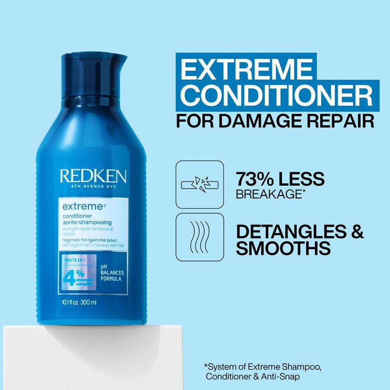 Redken Extreme Shampoo 300ml & Conditioner 300ml Duo