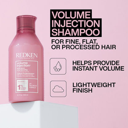 Redken Volume Injection Shampoo 300ml & Conditioner 300ml Duo